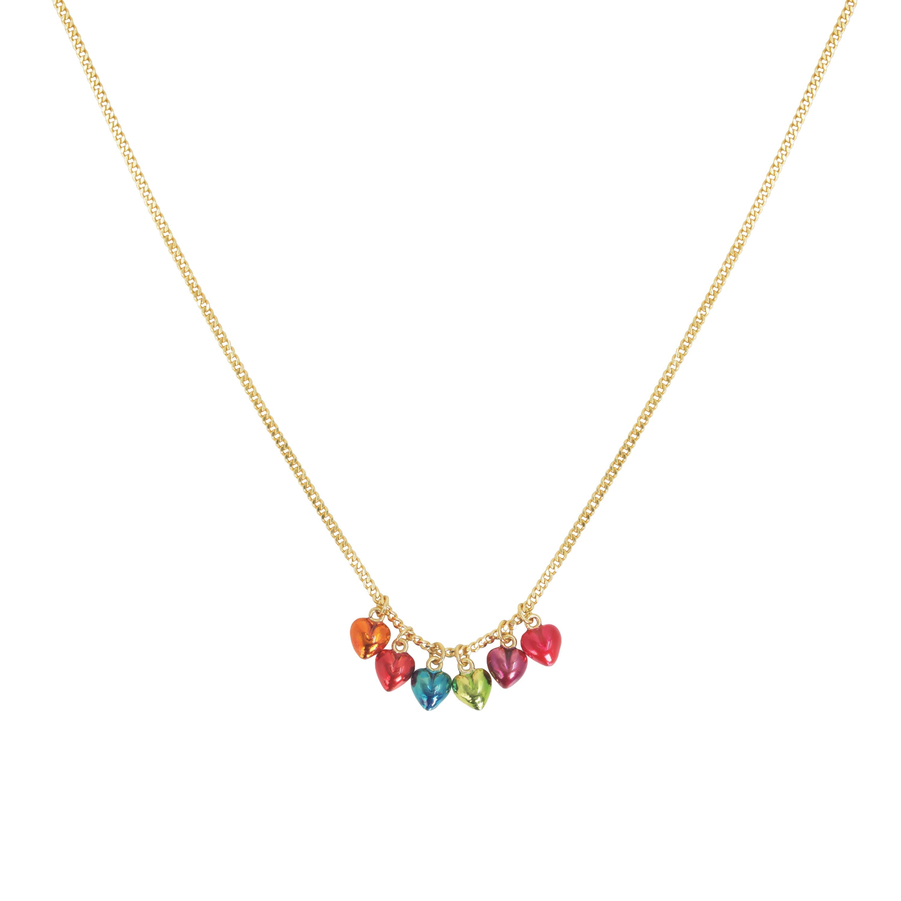 Cadena Steel Hearts Melted