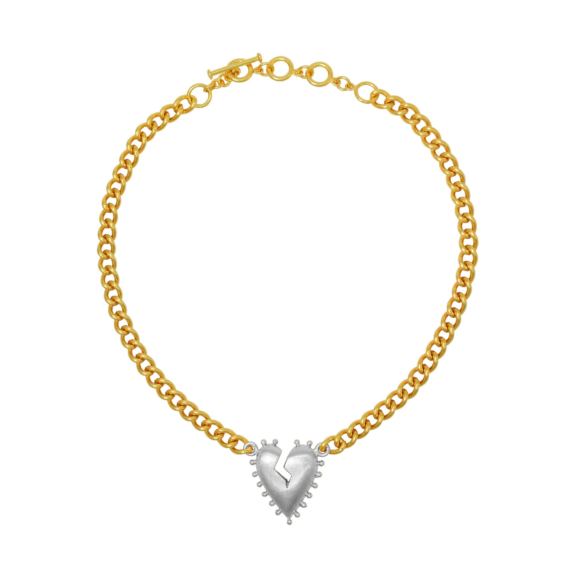 Choker CorazOFF Gold & Silver