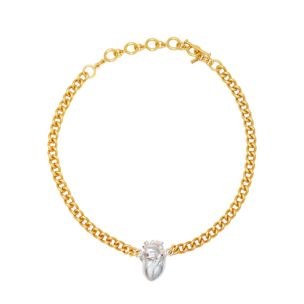 Choker Anatomik Gold & Silver