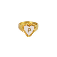 PreOrder Anillo Letra Heart