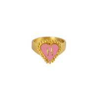 PreOrder Anillo Letra Heart