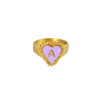 PreOrder Anillo Letra Heart