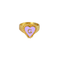 PreOrder Anillo Letra Heart