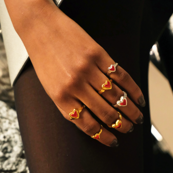 Anillo LovePuff Plata