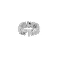 Anillo To The Moon And Back Plata
