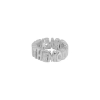 Anillo To The Moon And Back Plata