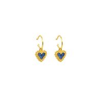 Candongas Baby Beating Hearts Glitter