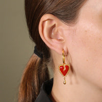 Candongas Crying Heart Medium