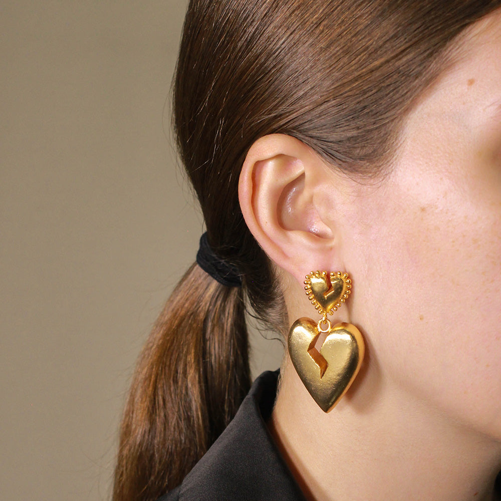 Aretes Double CorazOFF