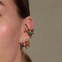 Earcuff Magic Stick Twirl Plata