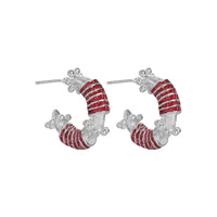 Candongas Magic Stick Twirl Baby Plata