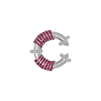 Earcuff Magic Stick Twirl Plata