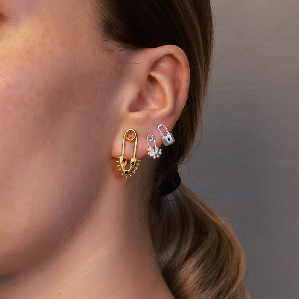 Heart Clip Medium Studs