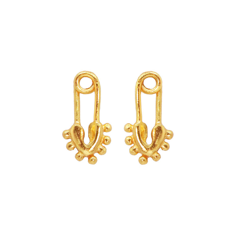 Mini Heart Clip Studs