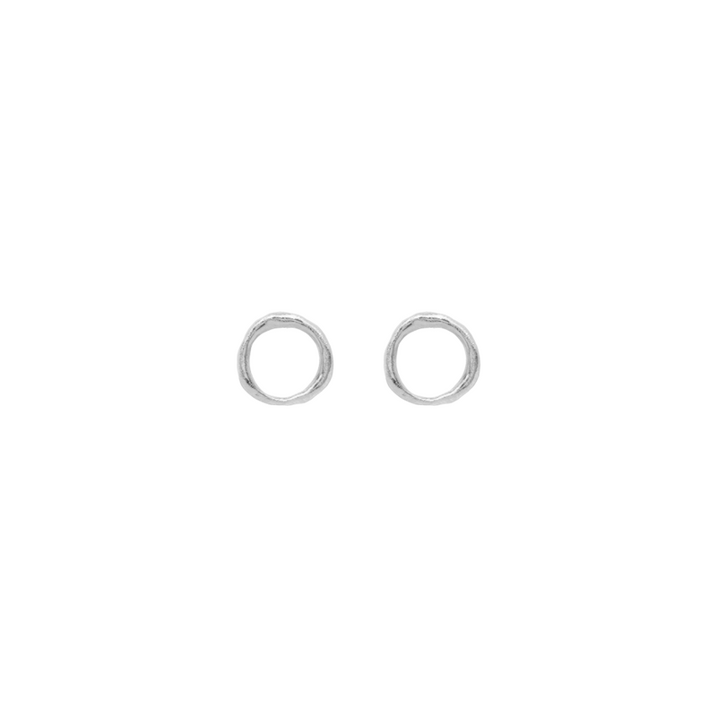 Candongas Disco Mini Plata