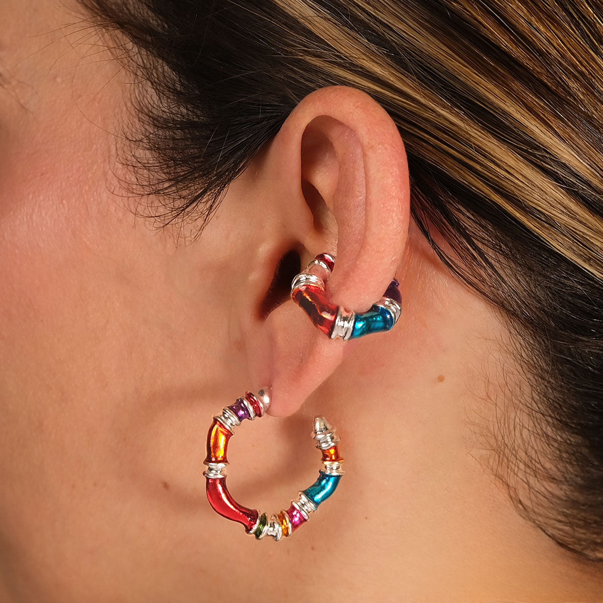 Candongas Looms Baby Plata