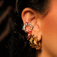 Earcuff AsteroiDS Plata