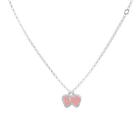 PreOrder Cadena 2 Letras Heart Plata