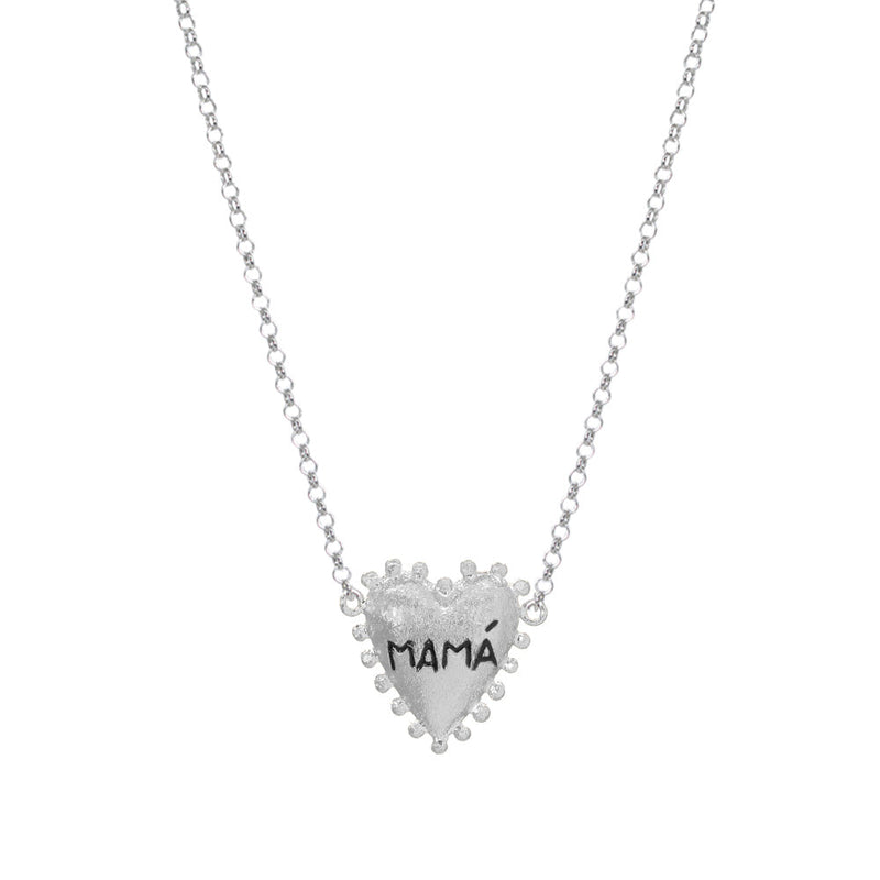 PreOrder Cadena I Heart You Mamá Plata