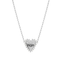 PreOrder Cadena I Heart You Mom Plata