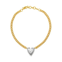 CorazOFF Gold & Silver Choker