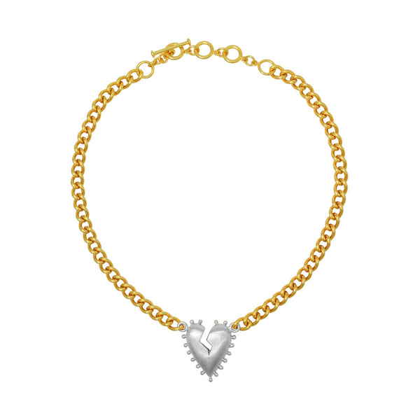 Choker CorazOFF Gold & Silver