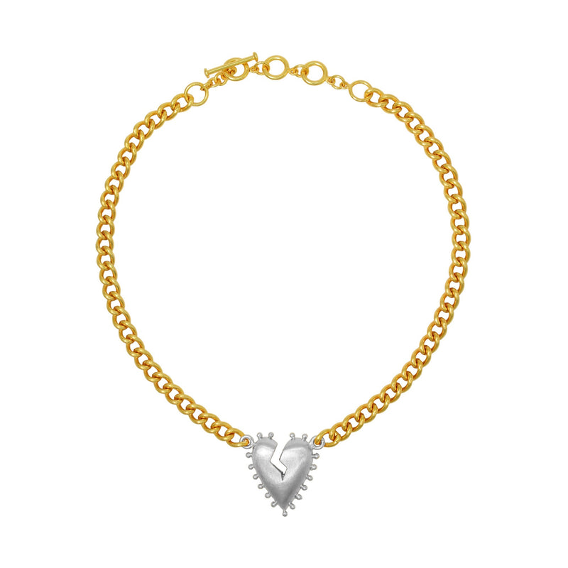 CorazOFF Gold & Silver Choker