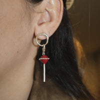 Candongas Disco Mini Plata