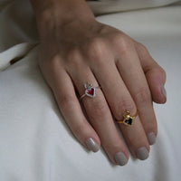 Anillo Fortune Bug Plata