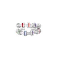 Anillo Hula Double Plata