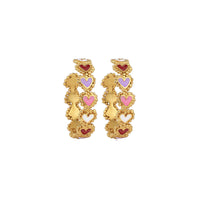 Beating Hearts Mini Hoops