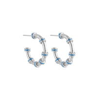 Candongas Hula Baby Plata