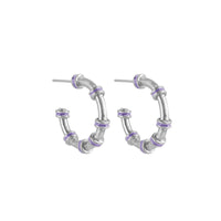 Candongas Hula Baby Plata