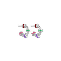 Candongas Hula Micro Plata