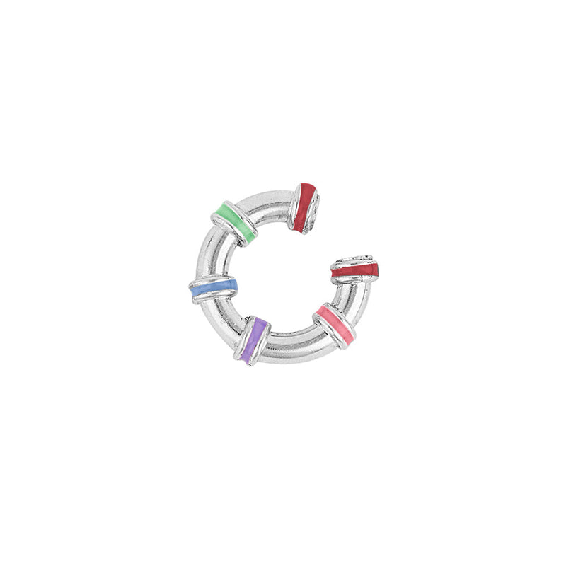 Hula Earcuff Chunky Silver