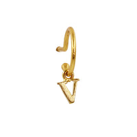 PreOrder Baby Hoops 15mm Letra Gold