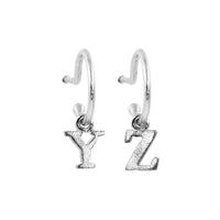 PreOrder Baby Hoops 15mm Letra Plata