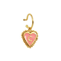 PreOrder Baby Hoops 9mm Letra Heart