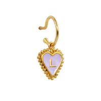 PreOrder Baby Hoops 15mm Letra Heart