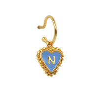 PreOrder Baby Hoops 15mm Letra Heart