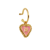 PreOrder Baby Hoops 15mm Letra Heart