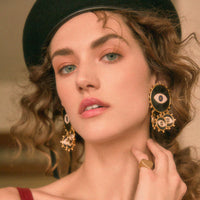 Aretes Triple Havana