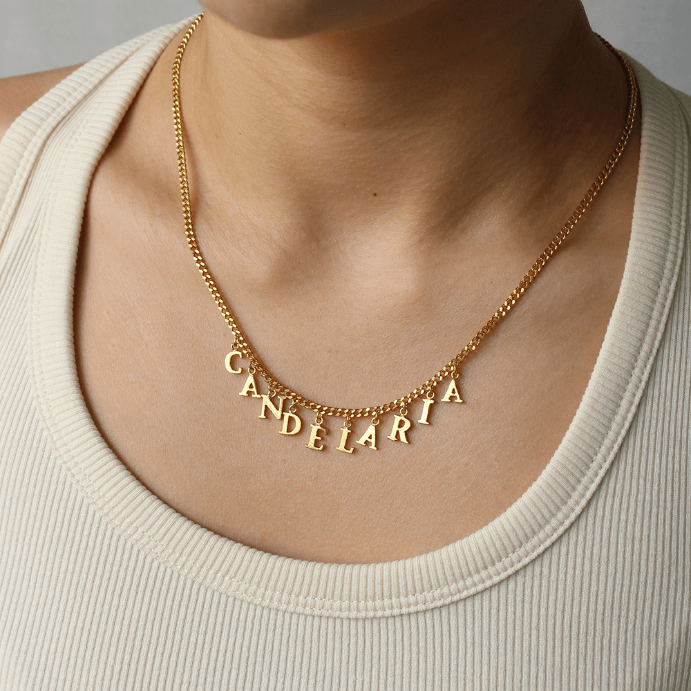 PreOrder Cadena 10 Letras Gold