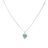 PreOrder Cadena 1 Letra Heart Plata